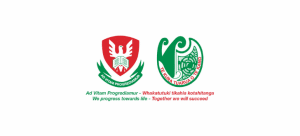 Kamo High School Logo. We progress towards Life - Together we will succeed. Ad vitam Progrediamur - Whakatutuki tikahia kotahitanga