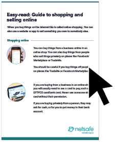 Easy Read Guide to shopping and selling online thumbnail