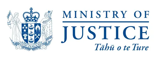 Ministry of Justice | Te Tāhū o te Ture logo